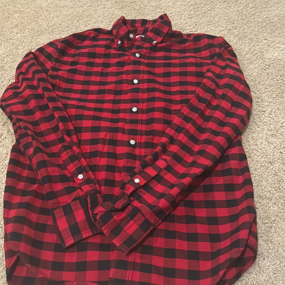 J. Crew Crewcuts red/black plaid - size 16